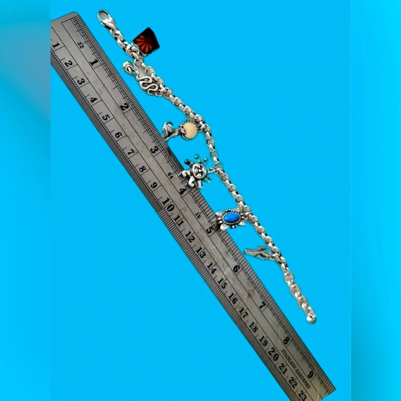 BRIGHTON Arizona State Charm Bracelet.  Silver Plated charms about Arizona - Picture 5 of 8